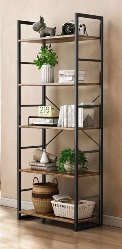17 Stories Landrienne 62.2" H x 23.6" W Standard 5-Shelf Bookcase New Open Box $299