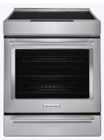 KitchenAid 30-in 4 burners 6.4-cu ft Air Fry Convection Oven Single Induction Range ( Stainless Steel ) New $3999