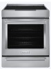 KitchenAid 30-in 4 burners 6.4-cu ft Air Fry Convection Oven Single Induction Range ( Stainless Steel ) New $3999