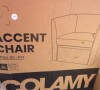 Wade Logan Braedin Upholstered Accent Chair & Storable Ottoman, No Assembly Required New in Box $699 - 2