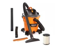 RIDGID 12 Gal. 5.0 Peak HP NXT Shop Vacuum Wet Dry Vac with General Debris Filter, Locking Hose and Attachments HD1200 New In Box $199