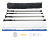 VEVOR Dust Barrier Poles, 12 Ft Barrier Poles, Dust Barrier System with 4 Telescoping Poles, Carry Bag and 32.8x13.12 Ft Plastic Film, for Interior Decoration, Painting New in Box $199