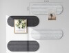 Subeauty Bulletin Board, 24'' X 8'' Cork Board Alternative, 4 Pack Felt Bar Strips Board with Pushpins, Foldable Felt Notice Vision Board Photo Display Board for Office Home School Wall New In Box