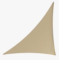 ColourTree 200 GSM Triangle Breathable UV Protection Sun Shade Sail, 22 ft. x 22 ft. x 22 ft., Sand Beige New In Box $299