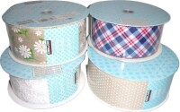 Kirkland Signature Wire Edged Ribbon, 2.5 in. x 50 yds New Assorted