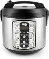 Aroma Housewares Professional Plus ARC-5000SB 20 Cup (Cooked) Digital Rice Cooker, Food Steamer, Slow Cooker, Stainless Exterior/Nonstick Pot, Silver, Black, 10-cup uncooked/20-cup cooked/4QT On Working $199