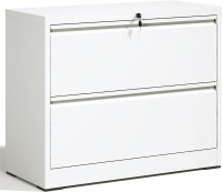 OPTYMIRA 2 Drawer Lateral File Cabinet with Lock and Keys White Filing Cabinet Heavy Duty Large Steel Storage Cabinets for Home Office Wide Locking Cabinet for Legal/Letter Size New Floor Model $499