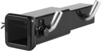 VEVOR Trailer Hitch Extender, 2" Receiver Hitch Adapter, Trailer Hitch Extension Tube Extender, 7" Extension Length, 4000 lb, Hitch Pin Clip, Bolts and Nuts Included, Black New In Box $89
