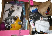 Box of Halloween Costumes / Halloween Decor / Misc