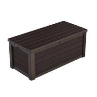 Keter Eastwood 150 Gallon Durable Resin Outdoor Storage and Organization Deck Box For Patio Furniture and Supplies, Brown New in Box $499