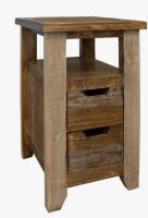 Laurel Foundry Dodge Lupita 2 Drawers Chair Side Table New in Box $399