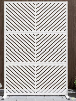 Dovelina 72-in H x 47-in W x 16-in D Outdoor Metal Privacy Screen Fence Panel New In Box $299
