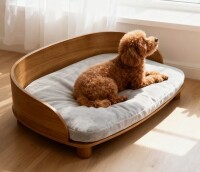 Archie & Oscar&trade; Modern Styling Elevated Dog Cat Bed Pet Sofa Couch Furniture Decor Washable Removable Cover, Medium (33" W x 22.5" D x 10.5" H) $299