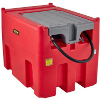 VEVOR Portable Diesel Tank, 58 Gallon Capacity & 10 GPM Flow Rate, Diesel Fuel Tank with 12V Electric Transfer Pump and 13.1ft Rubber Hose, PE Diesel Transfer Tank for Easy Fuel Transportation, Red