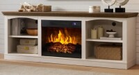 Gracie Oaks 70" Farmhouse Fireplace Tv Stand For 80 Inch Tv, Large Tv Console Table New in box $599