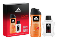 Adidas Team Force Men's 2 Piece Set Includes 3 In 1 Shower Gel And Fragrance / Adidas Pure Game Men's 2 Piece Set Includes 3 In 1 Shower Gel And Fragrance / Assorted New in Box