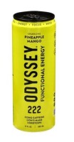 Odyssey 222 Pineapple Mango Sparkling Energy Drink, 12 fl oz / Odyssey 222 Blue Raspberry Sparkling Energy Drink, 12 fl oz / Assorted New Assorted Best by 11/2026