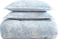 Laura Ashley - 3-Piece Queen Size Comforter Set with Matching Shams Soft & Comfortable Feel, Year-Round Bedding, Versatile Bedroom Layering, Durable Construction, Machine Washable New In Box $299