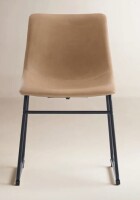 AllModern Anke Faux Leather Upholstered Dining Chair in Beige New in Box $399