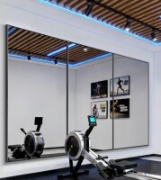 Latitude Run Extra Large Metal Framed Mirror, Floor Standing Full Length Mirror New in Box $399