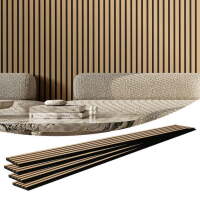 VEVOR Wood Slat Acoustic Panels, 7.9 x 94.5 inch, MDF Accent Wooden Wall Panels for Modern Interior Wall Decor, Faux Wood Wall Board Panels for Noise Reduction, Light Oak New in Box $299