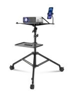 VEVOR Projector Stand with Wheels, Laptop Stand Tripod Adjustable Height from 31.3 to 67.3", Projector Tripod Stand with 2 Trays & Gooseneck Phone Holder, for Outdoor Movies, Home, Office or Studio New In Box $99