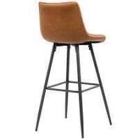 Coolhut 28 Inch Bar Stools Set of 2 Counter Height Bar Chair with Footrest in Tan New in Box $299