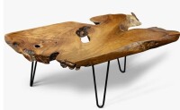Steelside Thaxton Solid Wood Top Coffee Table New in Box $499