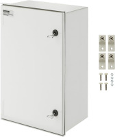 VEVOR Fiberglass Enclosure 23.6 x 15.7 x 9.1 Electrical Enclosure Box NEMA 3X Electronic Equipment Enclosure Box IP65 Weatherproof Wall-Mounted Electrical Enclosure with Hinges & Quarter-Turn Latches nEW IN bOX $299