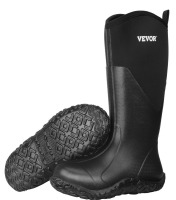 VEVOR Pair of Men's Rubber Boots, Protective Footwear, Waterproof Anti Slip Hunting Boots, Gardening Insulated Mud Boots, Protective Footwear, Lightweight & Durable, for Manufacturing, Farming, New In Box Size 13 $89