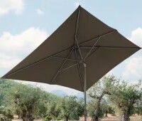 SANLUCE 6 ft. x 9 ft. Rectangular Patio Umbrella with UV Protection, Easy Tilt and Wind-Resistant Features in Brown New In Box $299