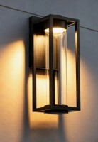 Latitude Run&reg; Aluminum Outdoor Wall Light Fixture Wall Mount New In Box $299