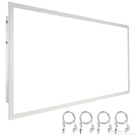VEVOR 1 Pack 2x4 FT LED Flat Panel Light, 6000LM 50W, Surface Mount LED Drop Ceiling Light Fixture with Adjustable Color Temperature 3500K/4000K/5000K, Ultra Thin for Home Off Tested to UL Standards New In Box $199
