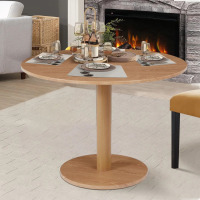 Latitude Run Haben Round Pedestal Dining Table, New in Box $399