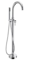 ANZZI Coral 2-Handle Freestanding Claw Foot Tub Faucet in Polished Chrome New In Box $599