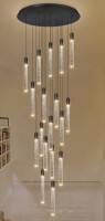 Everly Quinn 18-lights Led Crystal Chandelier Dimming Light New In Box $699