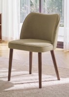 Winston Porter Upholstered Solid Wood Small Dining Chair - Ergonomic Curve & Plush Padding for Multiple Spaces New In Box $299