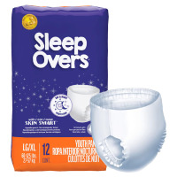Cuties Sleepovers Youth Pants, Large/Extra Large - 12 Count New