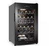 Hooure 17 in. Wine Cooler 24-Bottle Freestanding Wine Cooler Fridge with Lock and Temperature Memory, Black New in Box $699