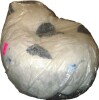 Latitude Run Giant Black Raccoon Compression Bean Bag With Detachable Tail, Fluffy Lazy Chair $299 - 2