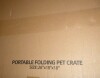 Pettycare 26" x 18" x 18" Soft Collapsible Crate for Small Dogs, 4-Door Portable Foldable Soft Kennel with Chew Proof Mesh Windows for Indoor & Outdoor Travel -Beige New In Box $199 - 2