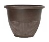 Southern Patio 12 in. Rene Bark Brush Plastic Planter New $39