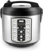 Aroma Housewares Professional Plus ARC-5000SB 20 Cup (Cooked) Digital Rice Cooker, Food Steamer, Slow Cooker, Stainless Exterior/Nonstick Pot, Silver, Black, 10-cup uncooked/20-cup cooked/4QT On Working $199