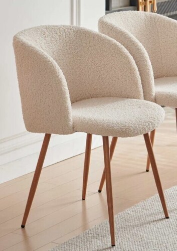 George Oliver Maxton Fuax Fur Chair $399