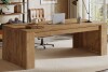 Millwood Pines 71'' Rectangular Executive Desk with Double Pedestal Legs, Farmhouse Computer Workstation New in Box $499