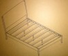 DHP Dacin Wood Bed Frame with Upholstered Headboard, Full, Beige, Linen, (2 Boxes), New in Box $499 - 2