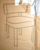 George Oliver Elegant Modern PU Leather Upholstered Side Dining Chair with Curved Back & Solid Wood Legs, Black $999 - 2
