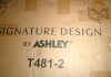 Signature Design by Ashley Watson 24.13" Dark Brown Square Wood End Table with Trestle Base, New in Box $399 - 2