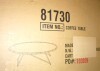 Williston Forge Melgar Wood Coffee Table Oval Coffee Table Rustic Coffee Table Living Room Table Center Table $299 - 2