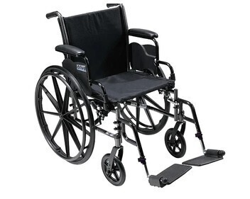 Drive Medical Cruiser III Lightweight Wheelchair with Removable Flip Back Arms $499